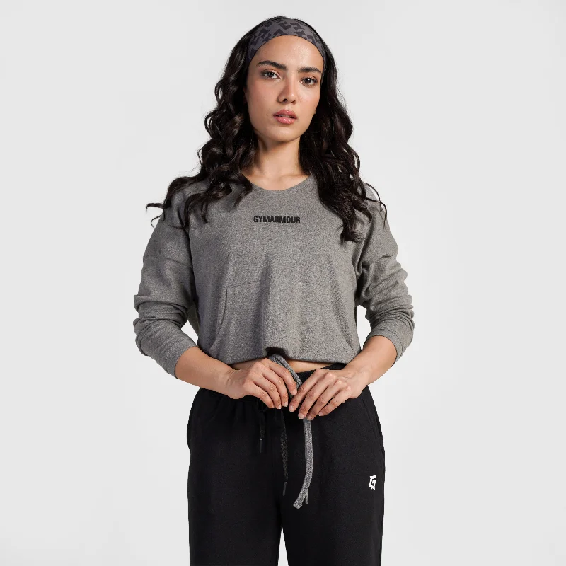 Elite Motion Hoodie (Grey) Hoodie with Hem Elastic Stretchable Comfortable