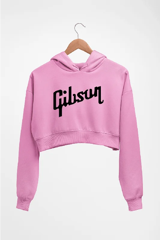 gibson Crop HOODIE FOR WOMEN Hoodie with Neon Bright Vibrant