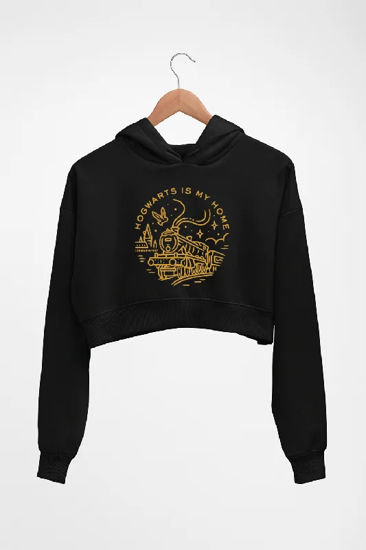 Harry Potter Hogwarts Crop HOODIE FOR WOMEN Hoodie with Mesh Breathable Sporty
