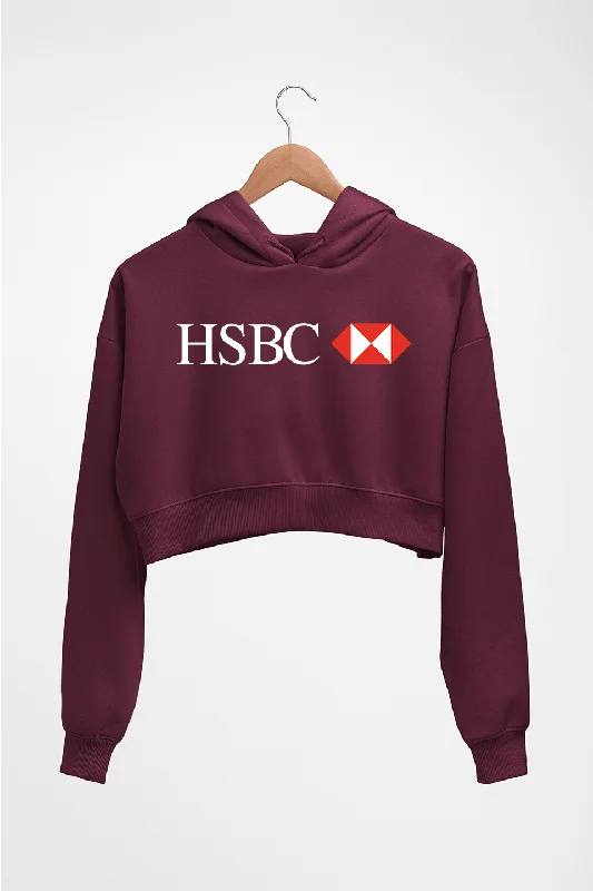 hsbc Crop HOODIE FOR WOMEN Hoodie with Contrast Stitching Detailed Premium