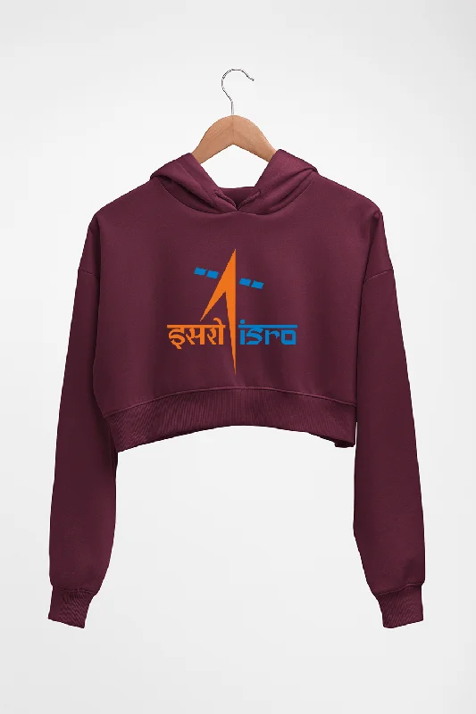 Isro Crop HOODIE FOR WOMEN Hoodie with Pocket Utility Practical