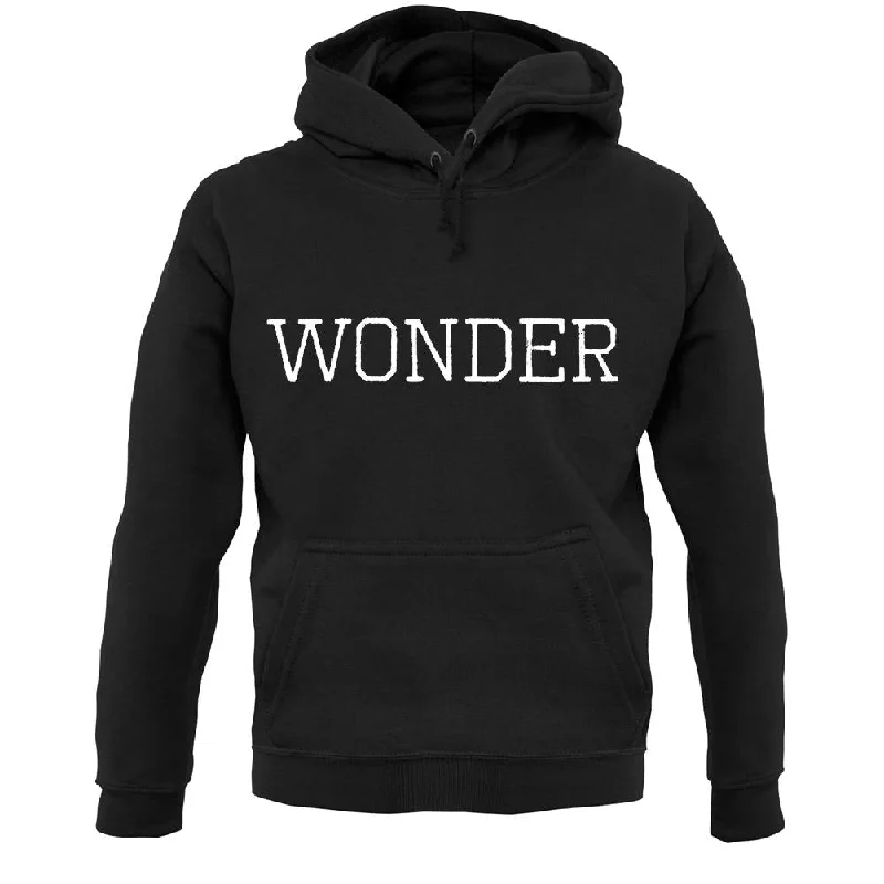 Justcie Wonder College Style Unisex Hoodie Hoodie with Full-Zip Functional Layering