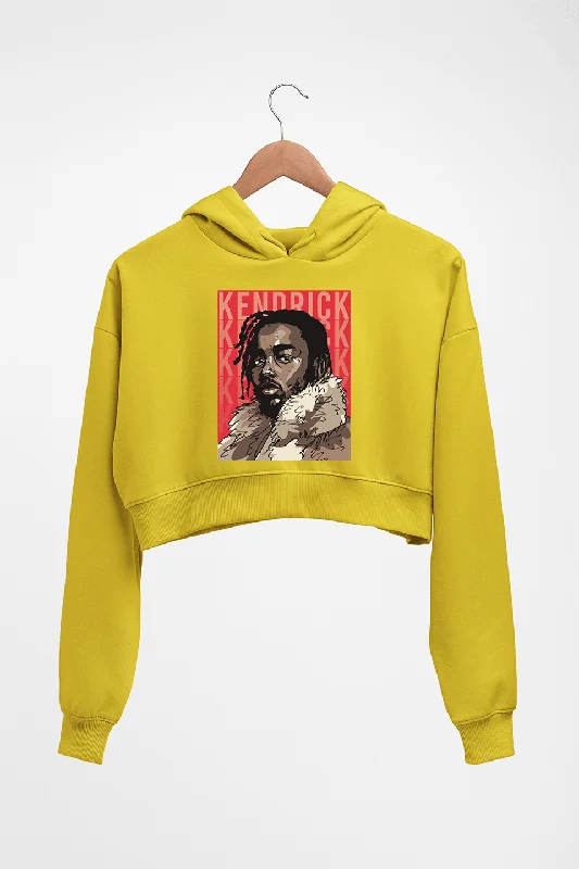 Kendrick Lamar Crop HOODIE FOR WOMEN Hoodie with Embroidery Detailed Premium
