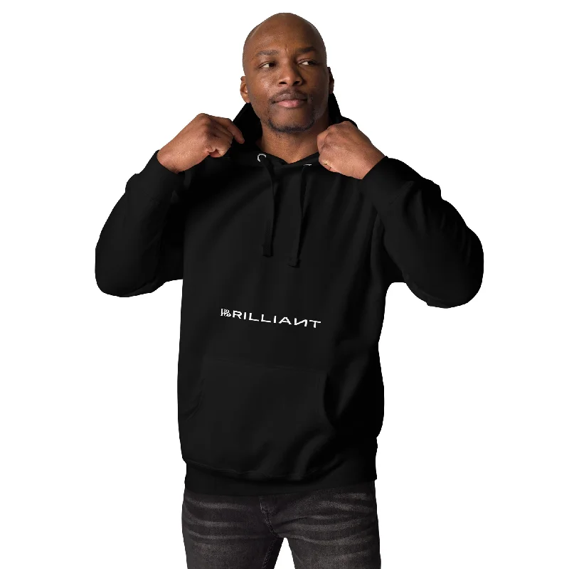 The Brilliant Unisex Hoodie Hoodie with Rolled Sleeves Casual Relaxed