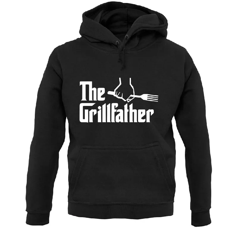 The Grillfather Unisex Hoodie Hoodie with Snap Buttons Easy Quick