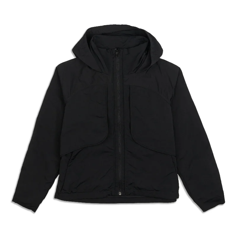 Thick Fleece Zip Hoodie - Resale Hoodie with Half-Zip Sporty Casual
