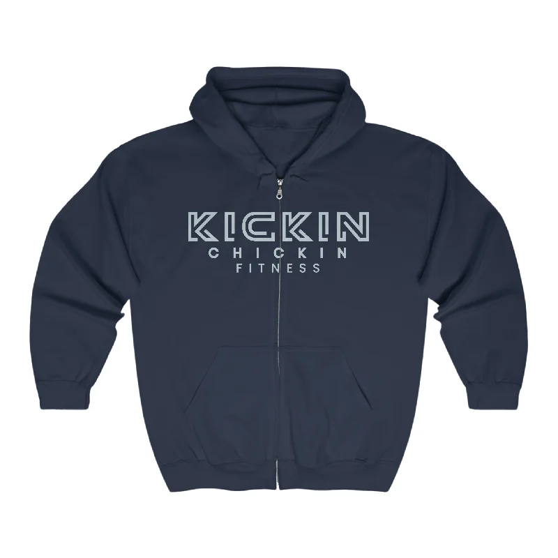 Unisex Heavy Blend™ Full Zip Hooded Sweatshirt Silver Logo Hoodie with Hem Drawcord Adjustable Customizable Unisex Heavy Blend™ Full Zip Hooded Sweatshirt Silver Logo Hoodie with Hem Drawcord Adjustable Customizable