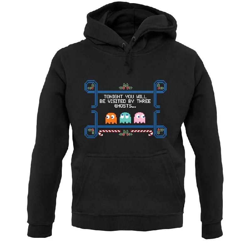 Visited By Three Ghosts Unisex Hoodie Hoodie with Elastic Waist Stretchable Comfortable Visited By Three Ghosts Unisex Hoodie Hoodie with Elastic Waist Stretchable Comfortable