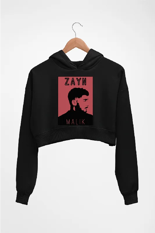 Zayn Malik Crop HOODIE FOR WOMEN Hoodie with Raglan Sleeves Sporty Comfortable