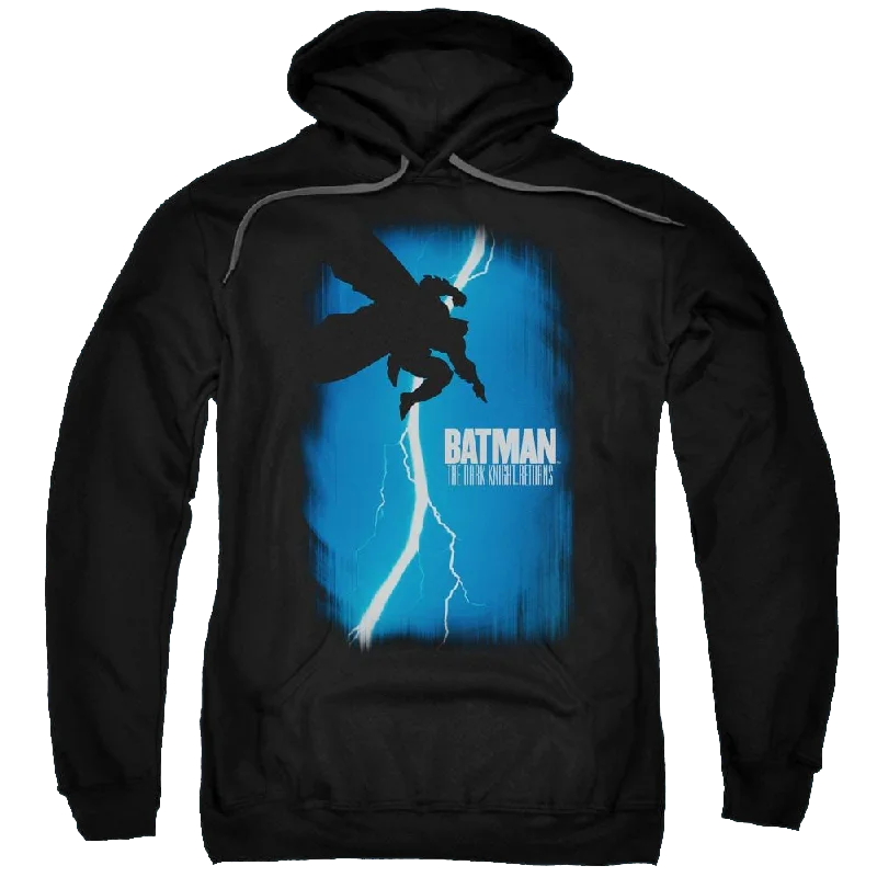 Batman Dkr Cover - Pullover Hoodie Asymmetrical Neck Pullover