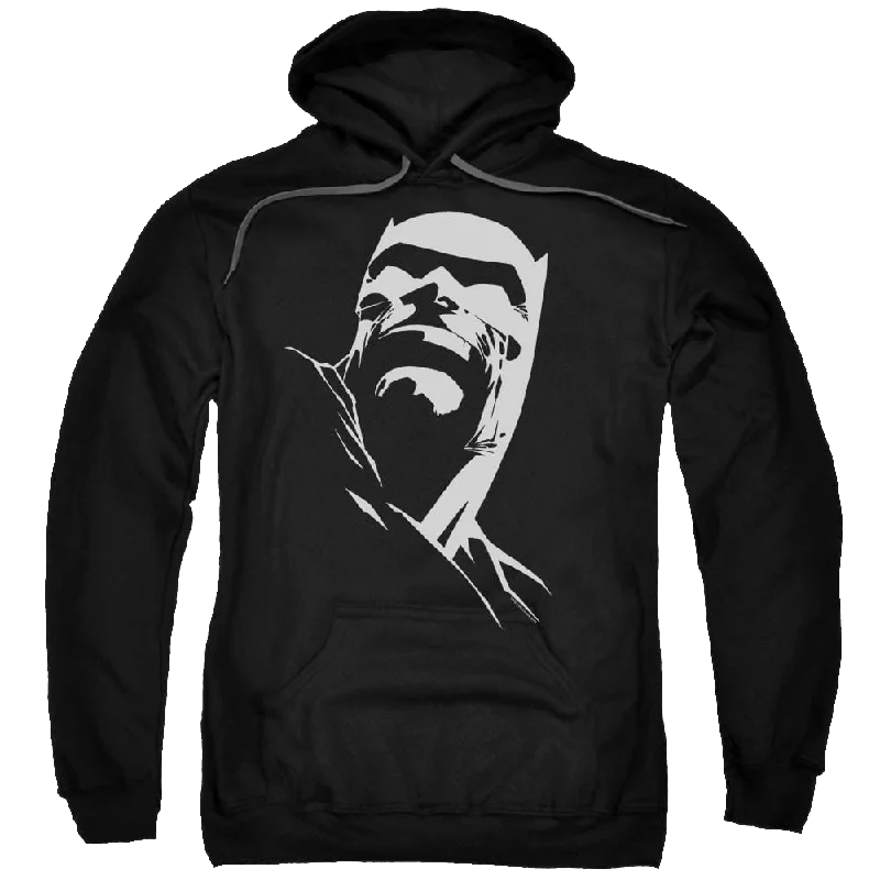Batman Dkr Head - Pullover Hoodie Tight Sleeve Top