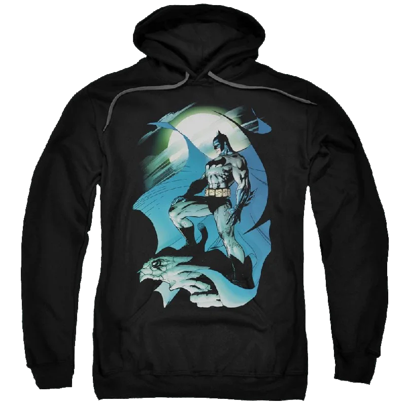 Batman Glow Of The Moon - Pullover Hoodie Long Bell Sleeve