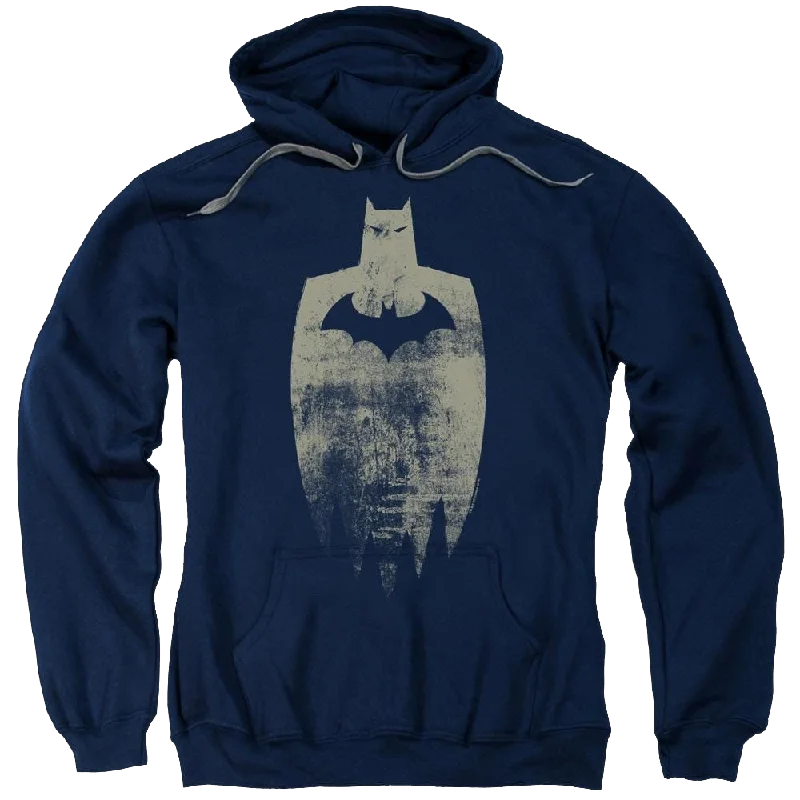 Batman Gold Silhouette - Pullover Hoodie Leg Sleeve Comfort