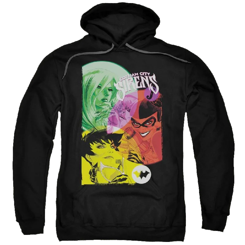 Batman Gotham Sirens - Pullover Hoodie Cold Shoulder Design