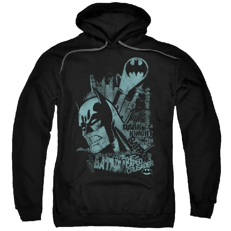 Batman Gritted Teeth - Pullover Hoodie Batwing Sleeve Top
