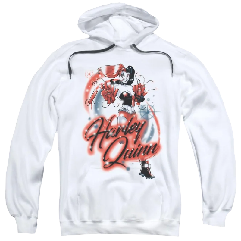 Batman Harley Airbrush - Pullover Hoodie Fleece Warm Pullover
