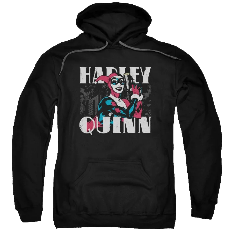 Batman Harley Bold - Pullover Hoodie Chenille Soft Sweater
