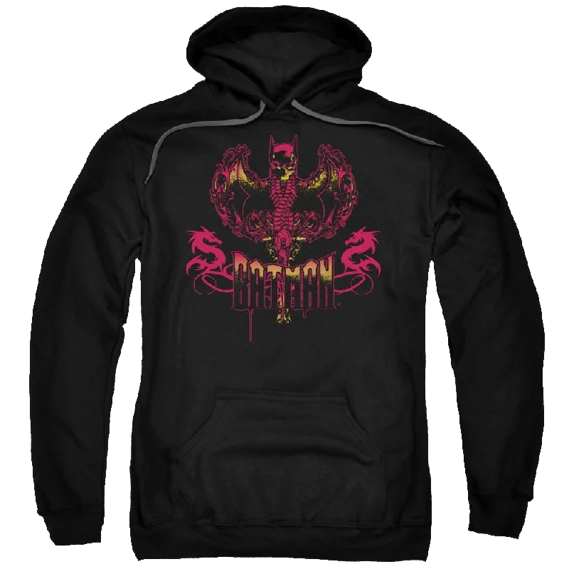Batman Heart Of Fire - Pullover Hoodie Fitted Ribbed Sweater