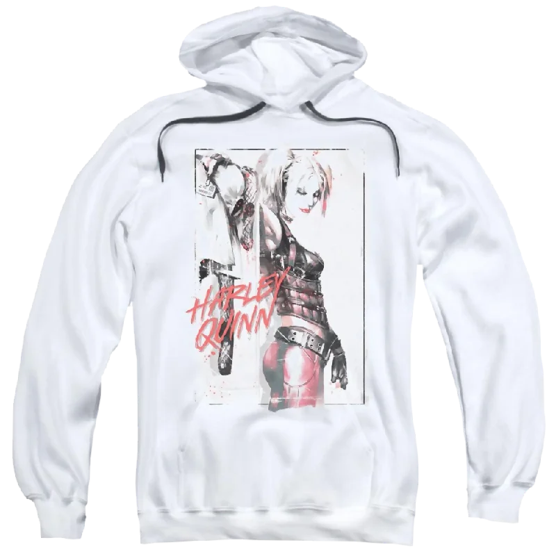 Batman Ink Wash Harley - Pullover Hoodie Boat Neck Sweater