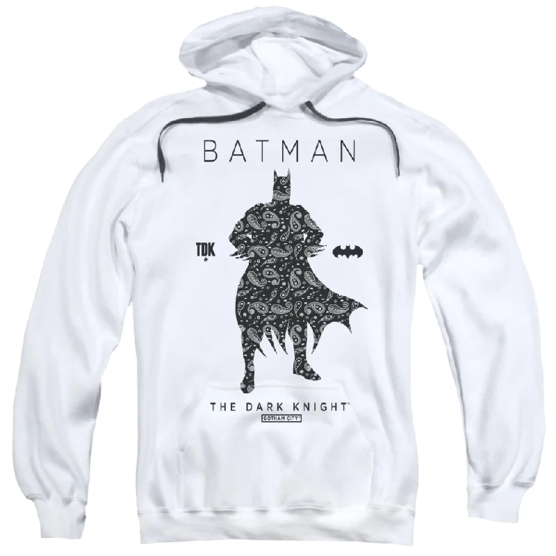 Batman Paislety Silhouette - Pullover Hoodie Saggy Sleeve Comfort
