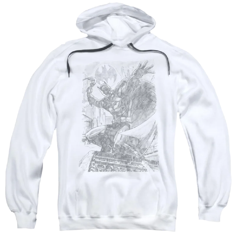 Batman Pencil Batarang Throw - Pullover Hoodie Ruffle Sleeve Feminine