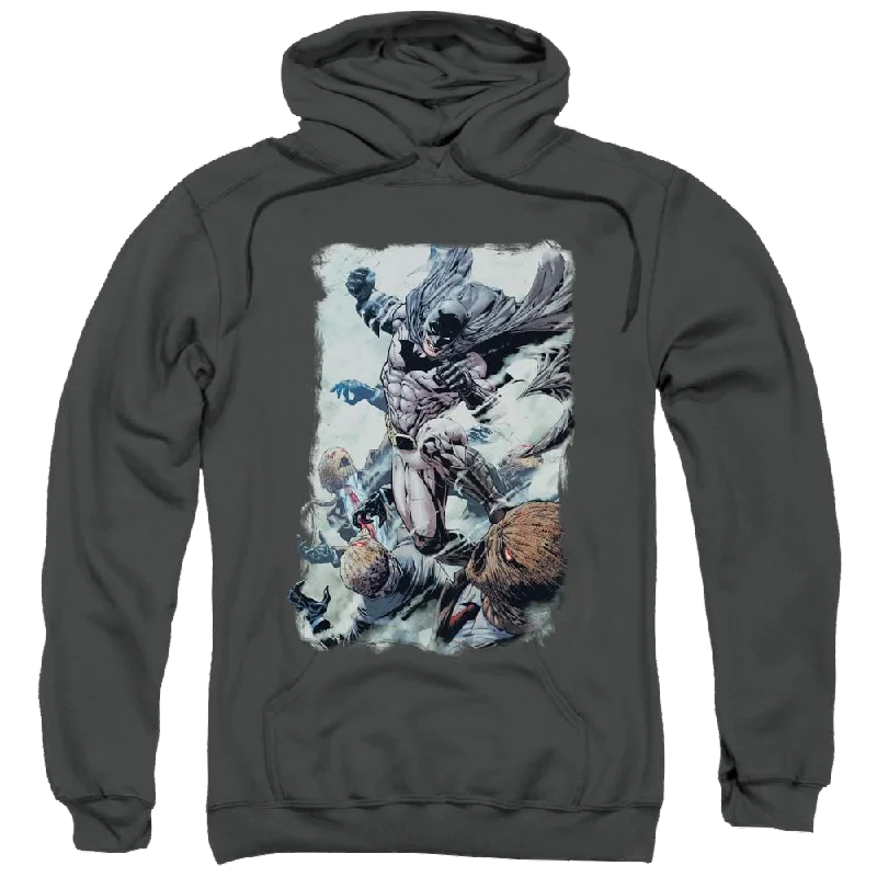 Batman Punch - Pullover Hoodie Lantern Sleeve Elegant