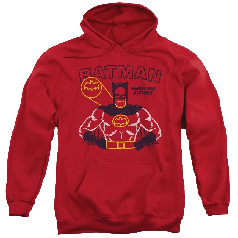Batman Ready For Action - Pullover Hoodie Flare Sleeve Stylish
