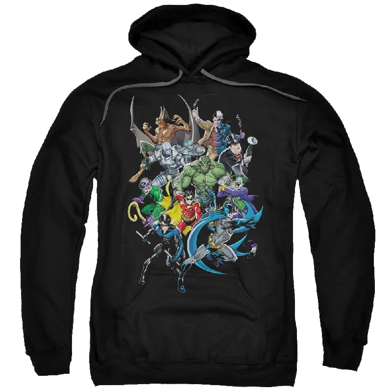Batman Saints And Psychos - Pullover Hoodie Bell Sleeve Stylish