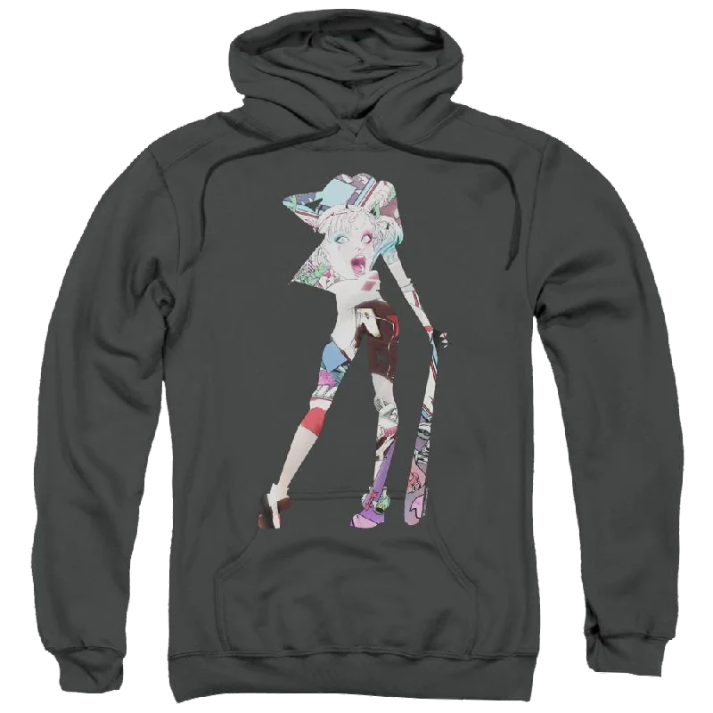 Batman Scene Inside - Pullover Hoodie Asymmetrical Hem Sweater