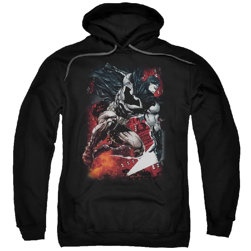Batman Sparks Leap - Pullover Hoodie Thin Wool Pullover
