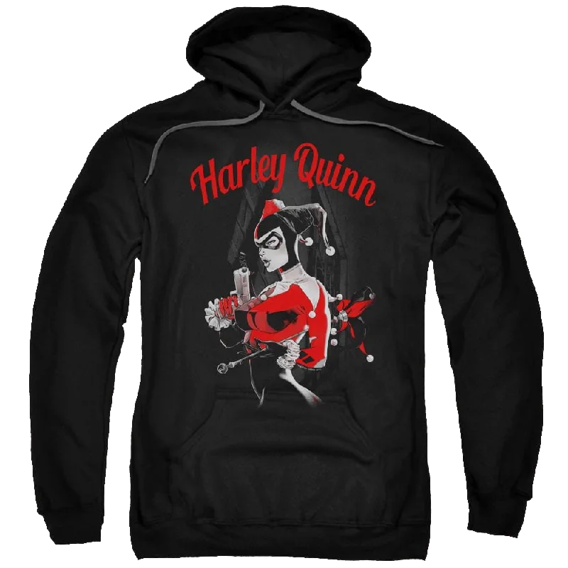 Batman Spring Gun - Pullover Hoodie Textured Knit Design