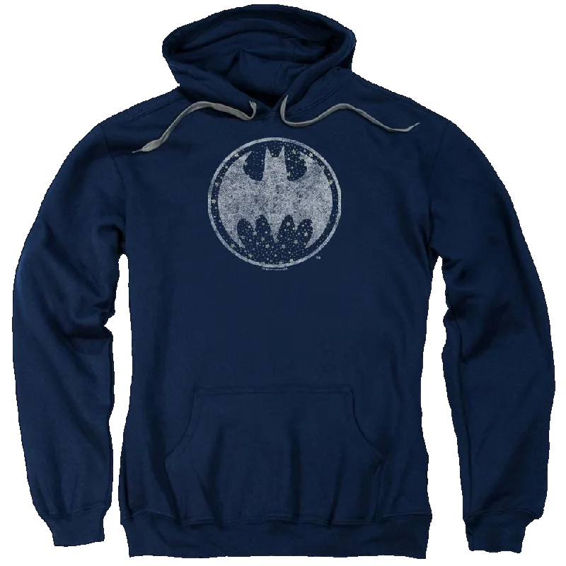 Batman Starry Night Shield - Pullover Hoodie Seamless Knit Pullover