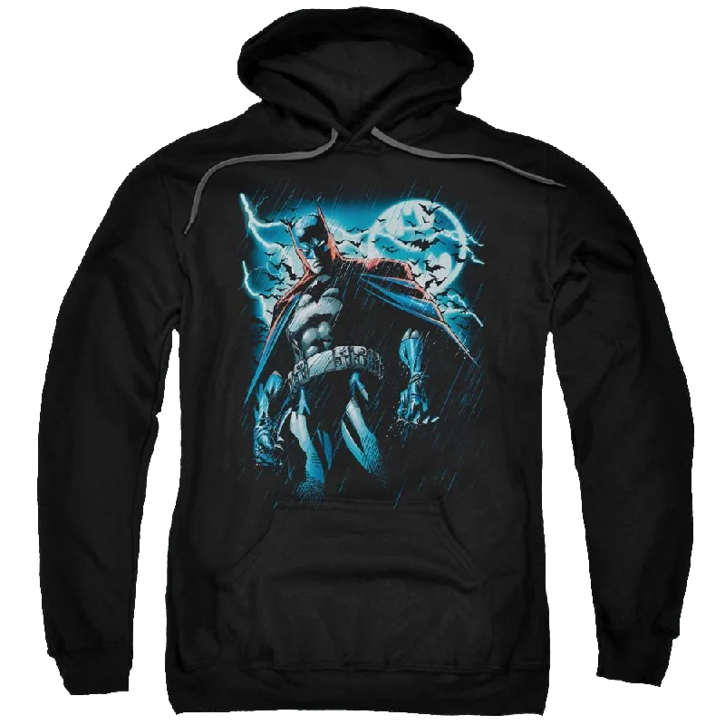 Batman Stormy Knight - Pullover Hoodie High Neck Pullover
