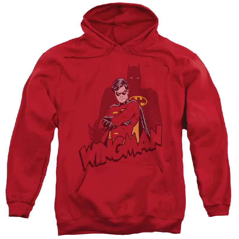 Batman Wingman - Pullover Hoodie Kimono Neck Pullover