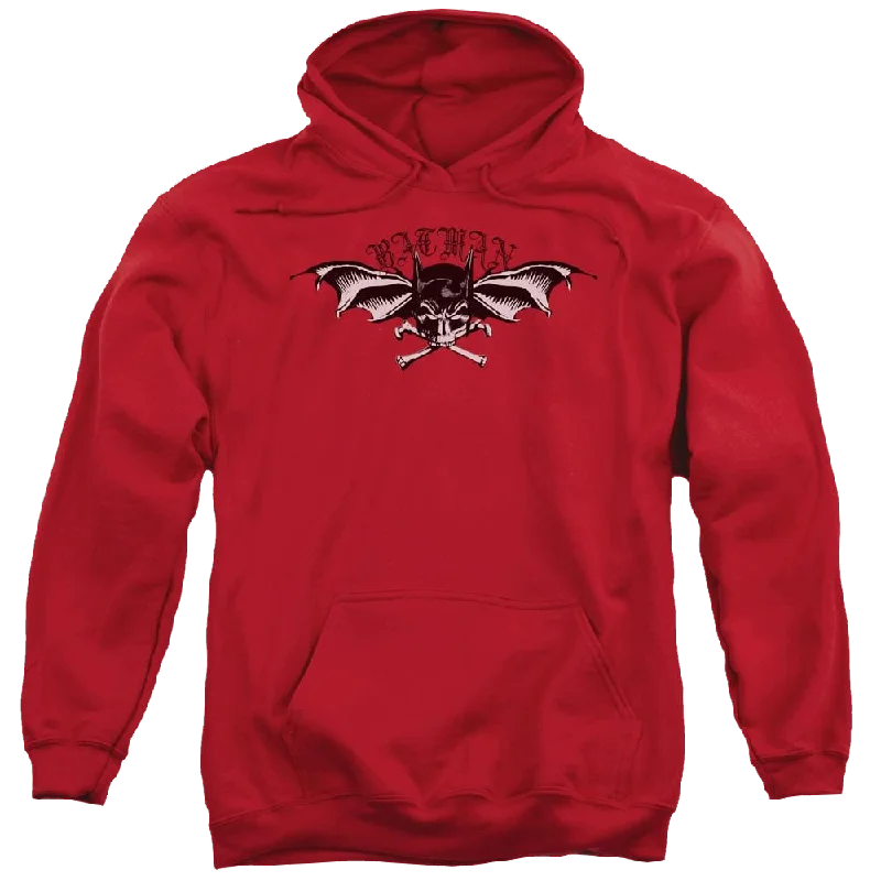 Batman Wings Of Wrath - Pullover Hoodie Keyhole Neck Pullover