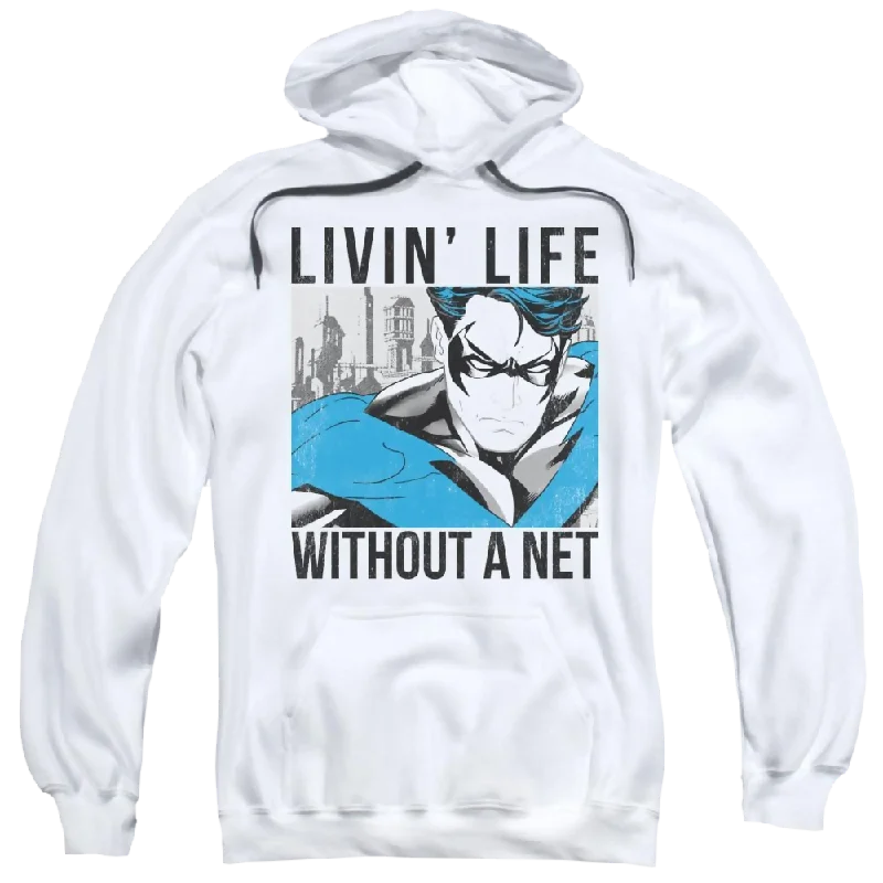 Batman Without A Net - Pullover Hoodie Jewel Neck Pullover