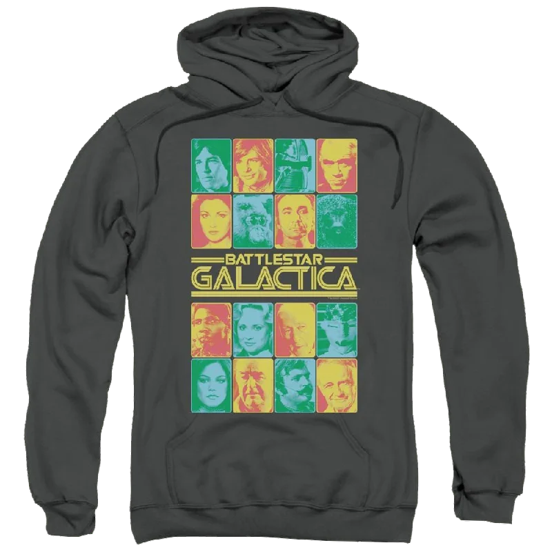 Battlestar Galactica 35th Anniversary Cast - Pullover Hoodie Deep Neck Pullover