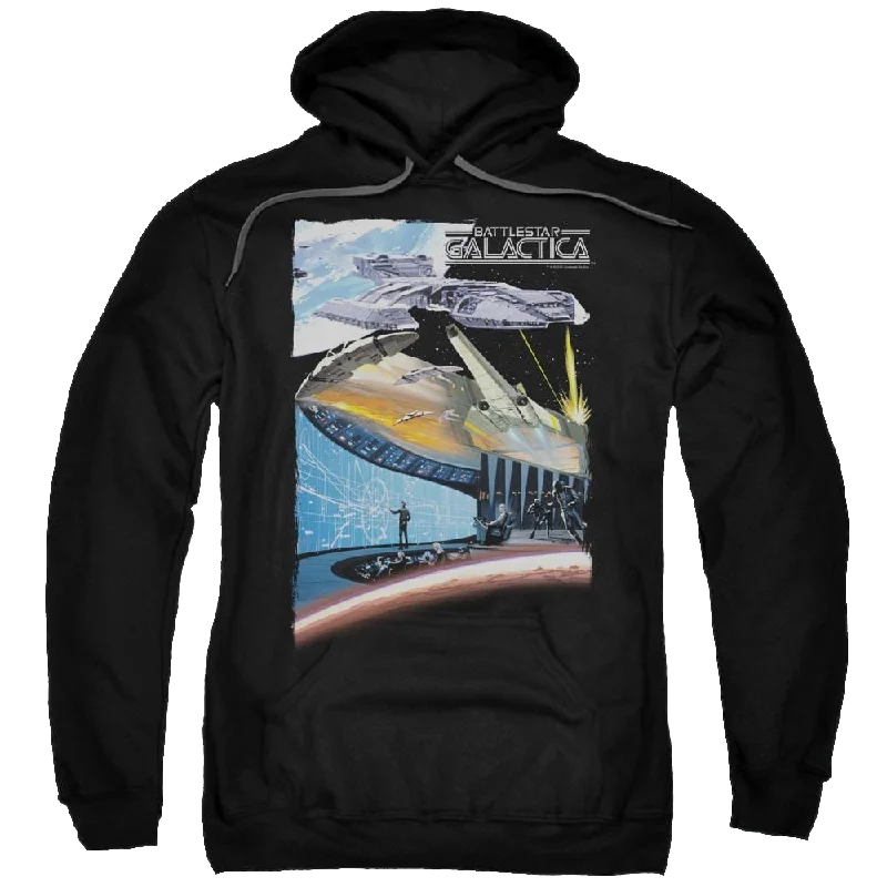 Battlestar Galactica Concept Art - Pullover Hoodie Boat Neck Sweater