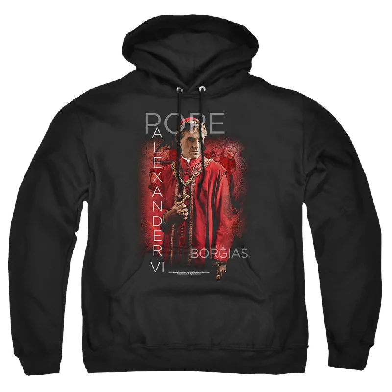 Borgias Pope Alexander Vi - Pullover Hoodie Open Front Cardigan