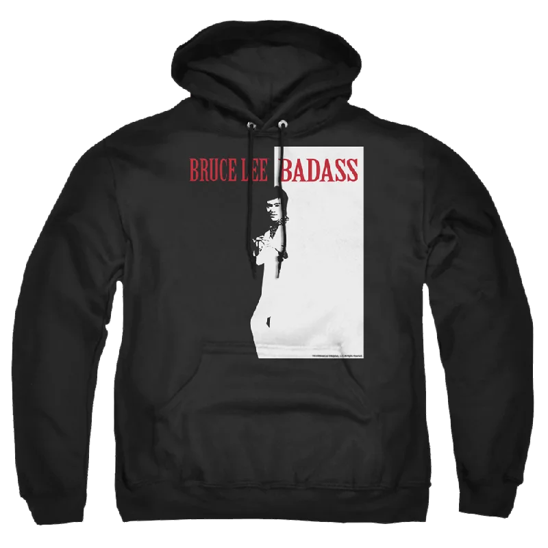 Bruce Lee Badass - Pullover Hoodie V-Neck Stylish Pullover