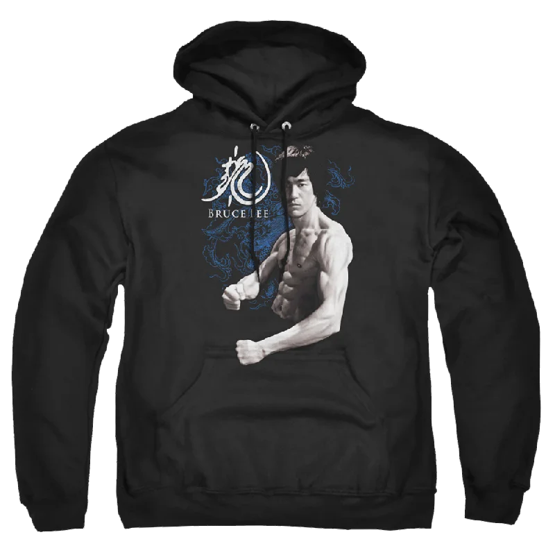 Bruce Lee Dragon Stance - Pullover Hoodie Turtleneck Warm Pullover