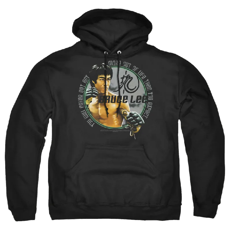 Bruce Lee Expectations - Pullover Hoodie Ribbed Crew Neck