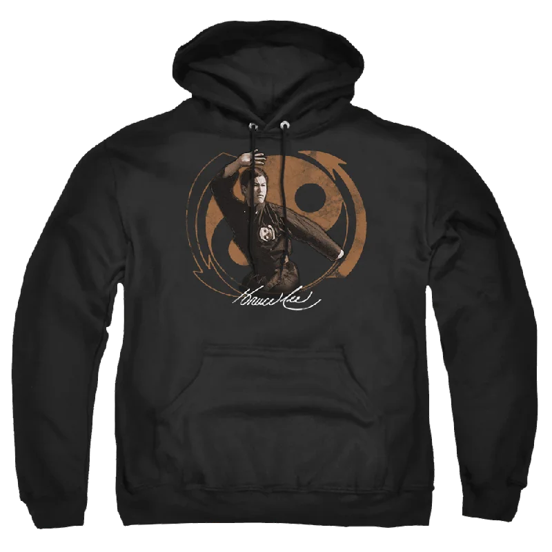 Bruce Lee Jeet Kun Do Pose - Pullover Hoodie Scalloped Neck Pullover
