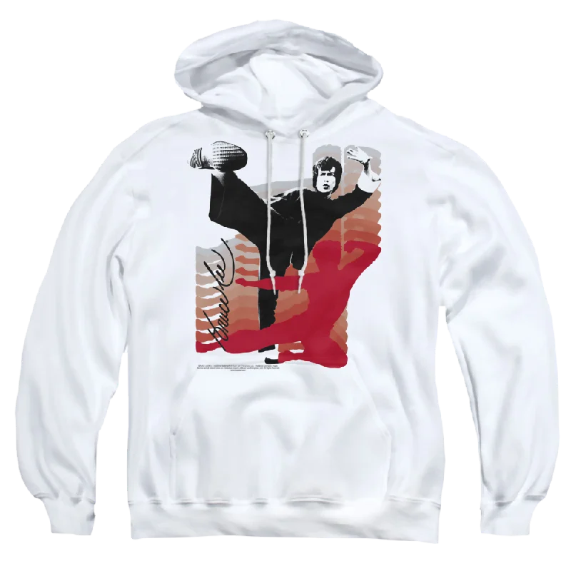 Bruce Lee Kick It - Pullover Hoodie Ruffle Neck Pullover