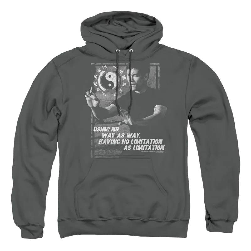 Bruce Lee No Way As A Way - Pullover Hoodie Plunging Neck Pullover