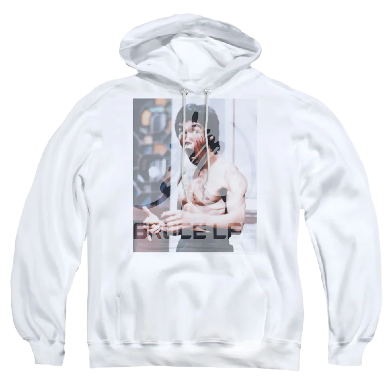 Bruce Lee Revving Up - Pullover Hoodie One Shoulder Top