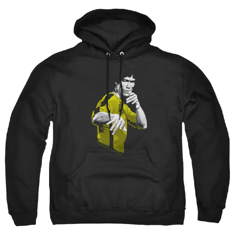 Bruce Lee Suit Of Death - Pullover Hoodie Keyhole Neck Pullover