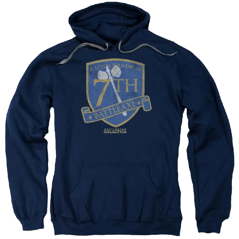 Battlestar Galactica Battleaxe Badge - Pullover Hoodie Halter Neck Top