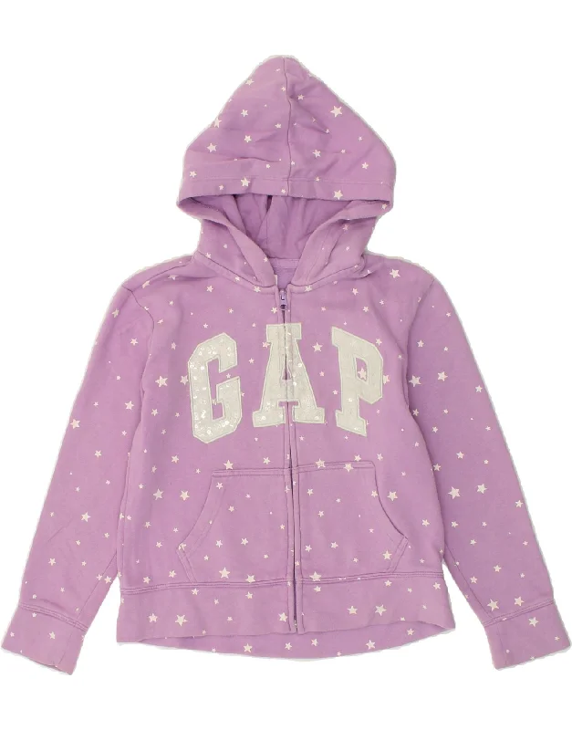GAP Girls Graphic Zip Hoodie Sweater 11-12 Years XL Purple Cotton Silk Blend Satin Velvet GAP Girls Graphic Zip Hoodie Sweater 11-12 Years XL Purple Cotton Silk Blend Satin Velvet