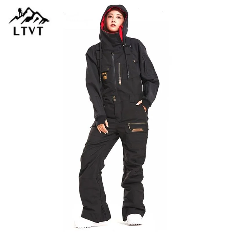 LTVT Womens New 2020 Snowboard Coat / Trousers Trousers chic elegant